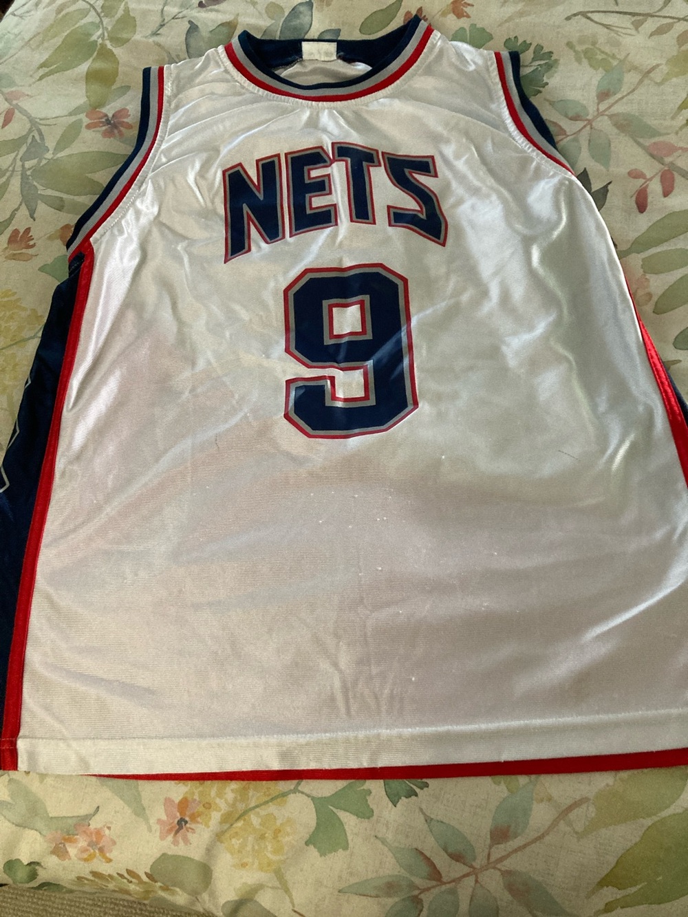 Nets #9 Yi Vintage Basketball Jersey